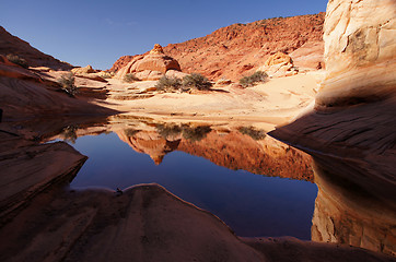 Image showing The Wave, Vermilion Cliffs National Monument, Arizona, USA