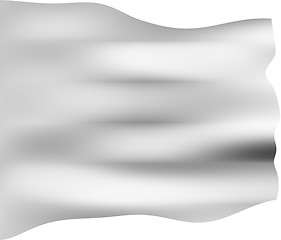 Image showing Surrender White Flag
