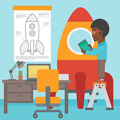 Image showing Business start up vector illustration.