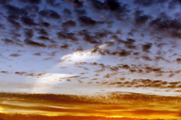 Image showing the sky during sunset