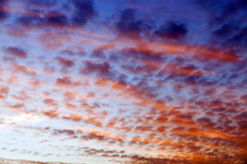 Image showing the sky during sunset