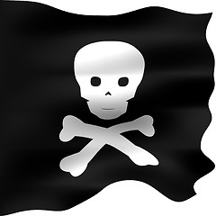 Image showing Pirate Flag