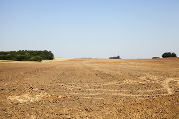 Image showing plowed agricultural field