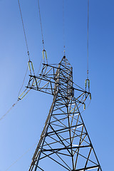 Image showing High-voltage power poles