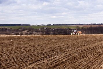 Image showing Planting of cereal crops
