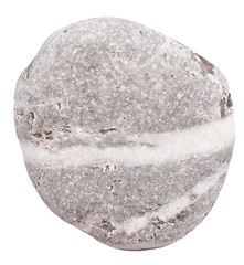 Image showing pebble on white
