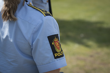 Image showing Norwegian Police Officer