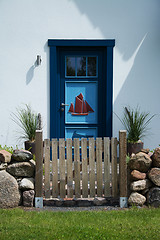 Image showing Front Door in Wustrow, Darss, Germany