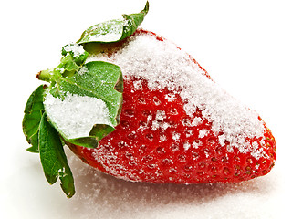 Image showing Strawberry In Sugar