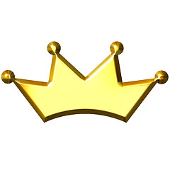 Image showing 3D Golden Crown