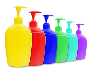 Image showing Liquid Soap Bottles