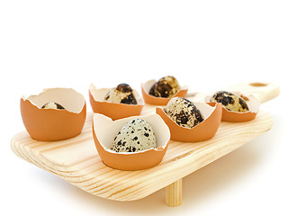 Image showing Quail Eggs