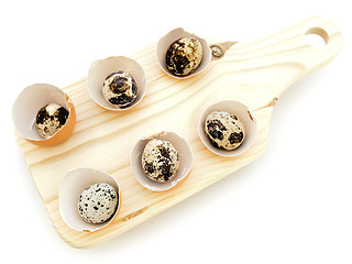 Image showing Quail Eggs