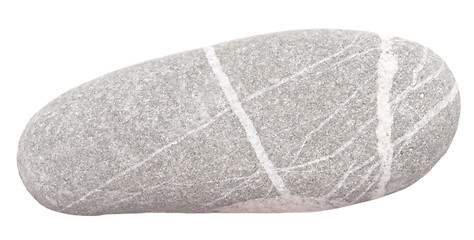 Image showing pebble on white