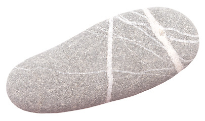 Image showing pebble on white