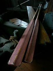 Image showing Row oar