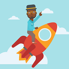 Image showing Business start up vector illustration.