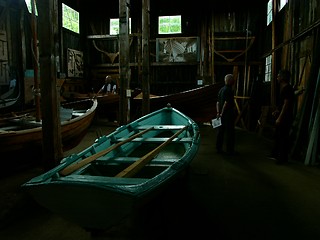 Image showing Boat in museum, Bassholmen