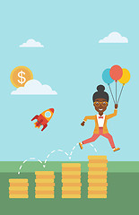 Image showing Successful business start up vector illustration.