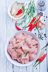 Image showing raw chicken pieces