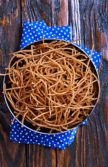 Image showing brown pasta