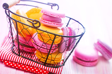 Image showing Color macaroons