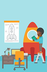 Image showing Business start up vector illustration.