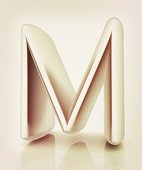 Image showing 3D metall letter \