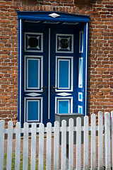 Image showing Front Door in Wustrow, Darss, Germany