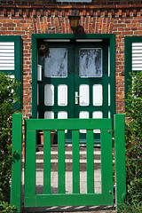 Image showing Front Door in Wustrow, Darss, Germany