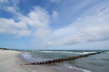 Image showing Groyne in Zingst, Darss, Germany