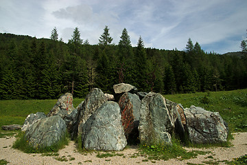 Image showing Landscape at the Nockalm Street, Carinthia, Austria