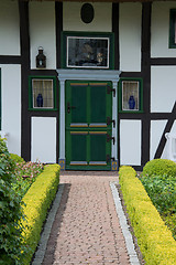 Image showing Front Door in Wustrow, Darss, Germany