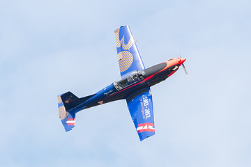 Image showing LEEUWARDEN, THE NETHERLANDS - JUNE 10, 2016: Austian PC-7 Pilatu