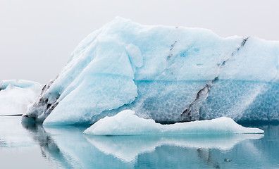 Image showing Jokulsarlon is a large glacial lake in southeast Iceland