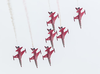 Image showing LEEUWARDEN, THE NETHERLANDS - JUNE 10, 2016: Turkish Air Force D