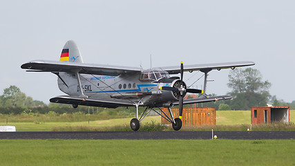 Image showing LEEUWARDEN, THE NETHERLANDS-JUNE 10: An old german DM-SKL Deutsc