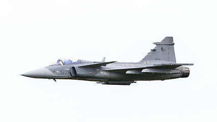 Image showing LEEUWARDEN, THE NETHERLANDS-JUNE 10: Modern tactical fighter jet