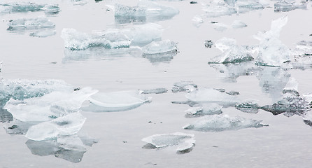 Image showing Jokulsarlon is a large glacial lake in southeast Iceland