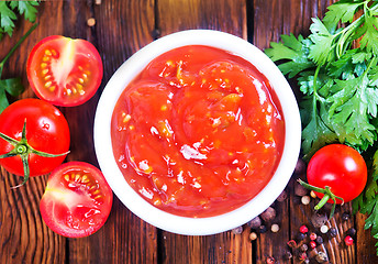 Image showing tomato sauce