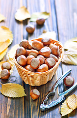 Image showing hazelnuts