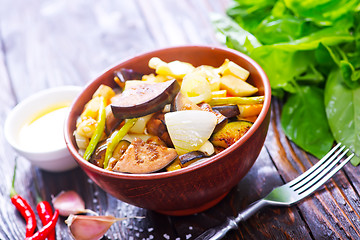 Image showing fried vegetables