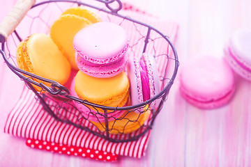 Image showing Color macaroons