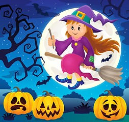 Image showing Cute witch theme image 4