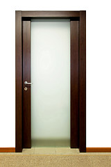 Image showing Door glass