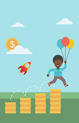 Image showing Successful business start up vector illustration.