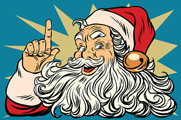 Image showing Santa Claus reminds Christmas is coming