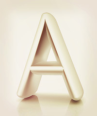 Image showing 3D metall letter \