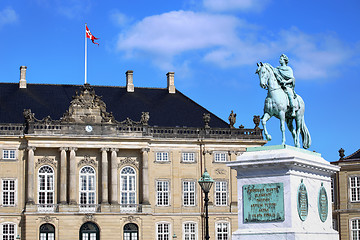 Image showing Amalienborg Square in Copenhagen, Denmark