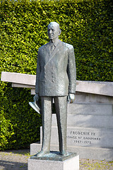 Image showing Statue of Frederick IX, King of Denmark in Copenhagen, Denmark